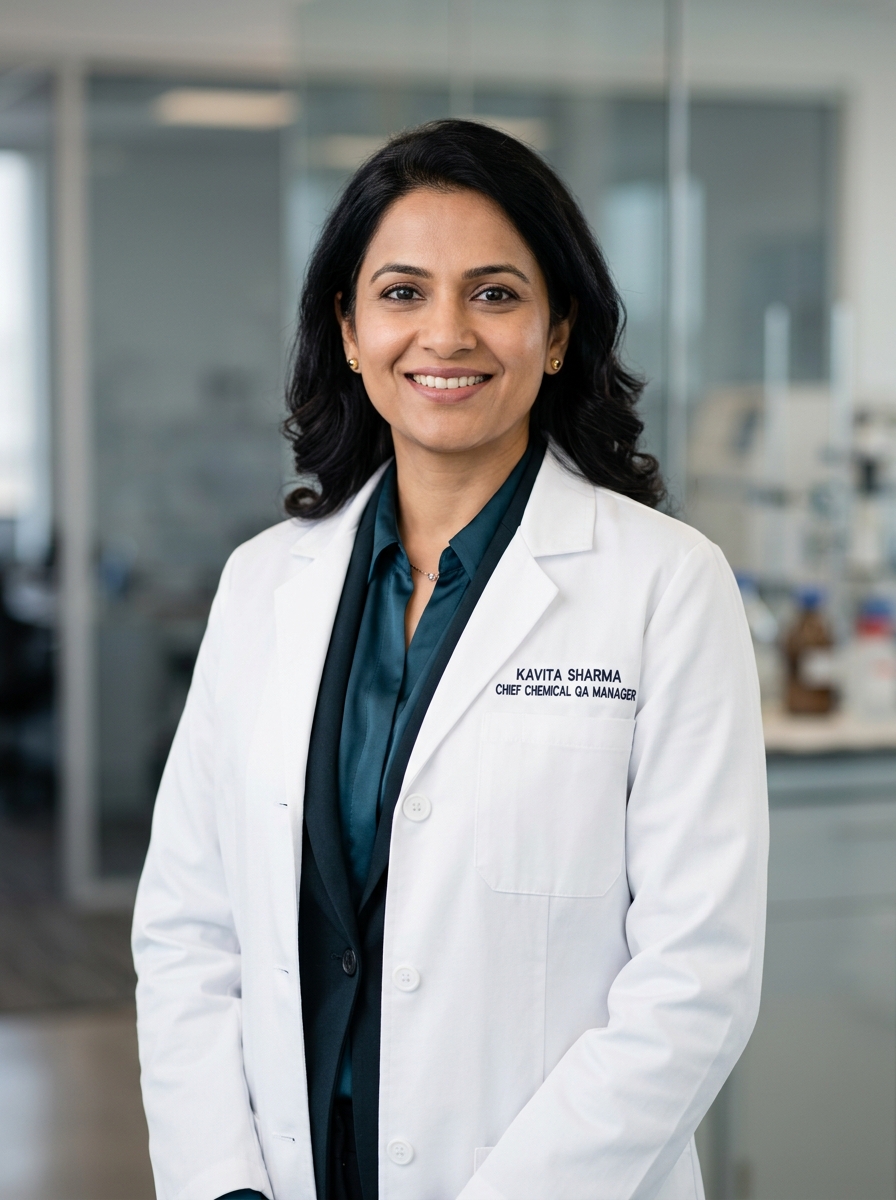 Dr. Anita Sharma - Chief Chemical Technologist & Quality Assurance
